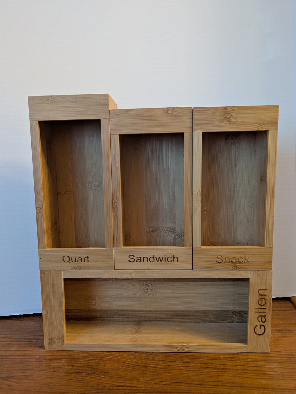 DoveeDosa Bamboo Storage Bag Organizer - Drawer Storage